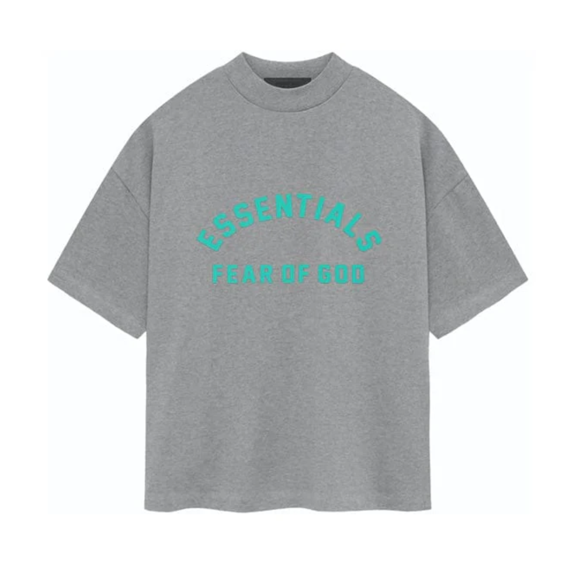 Fear Of God Essentials Heavy Jersey Dark Heather Oatmeal T-Shirt