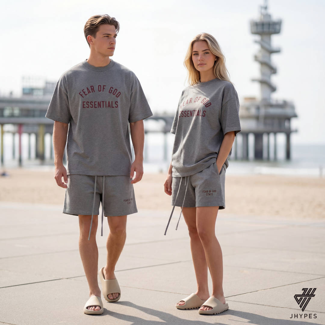 Fear of God Essentials FW24 Dark Heather Summer shirt