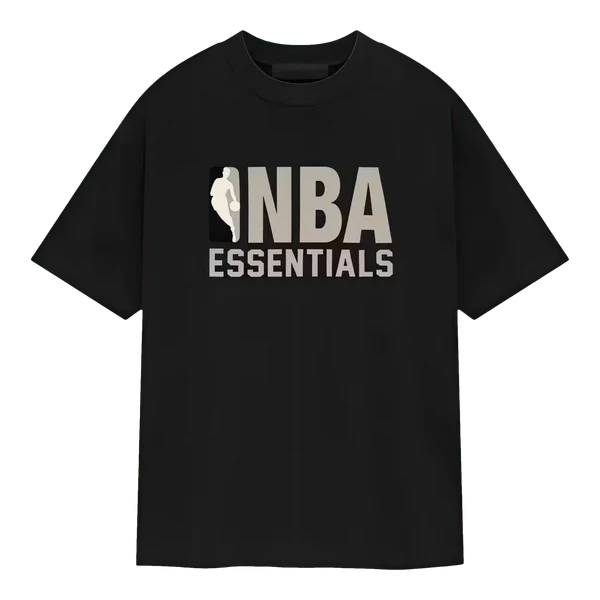 Fear of God Essentials NBA Black Grey Shirt