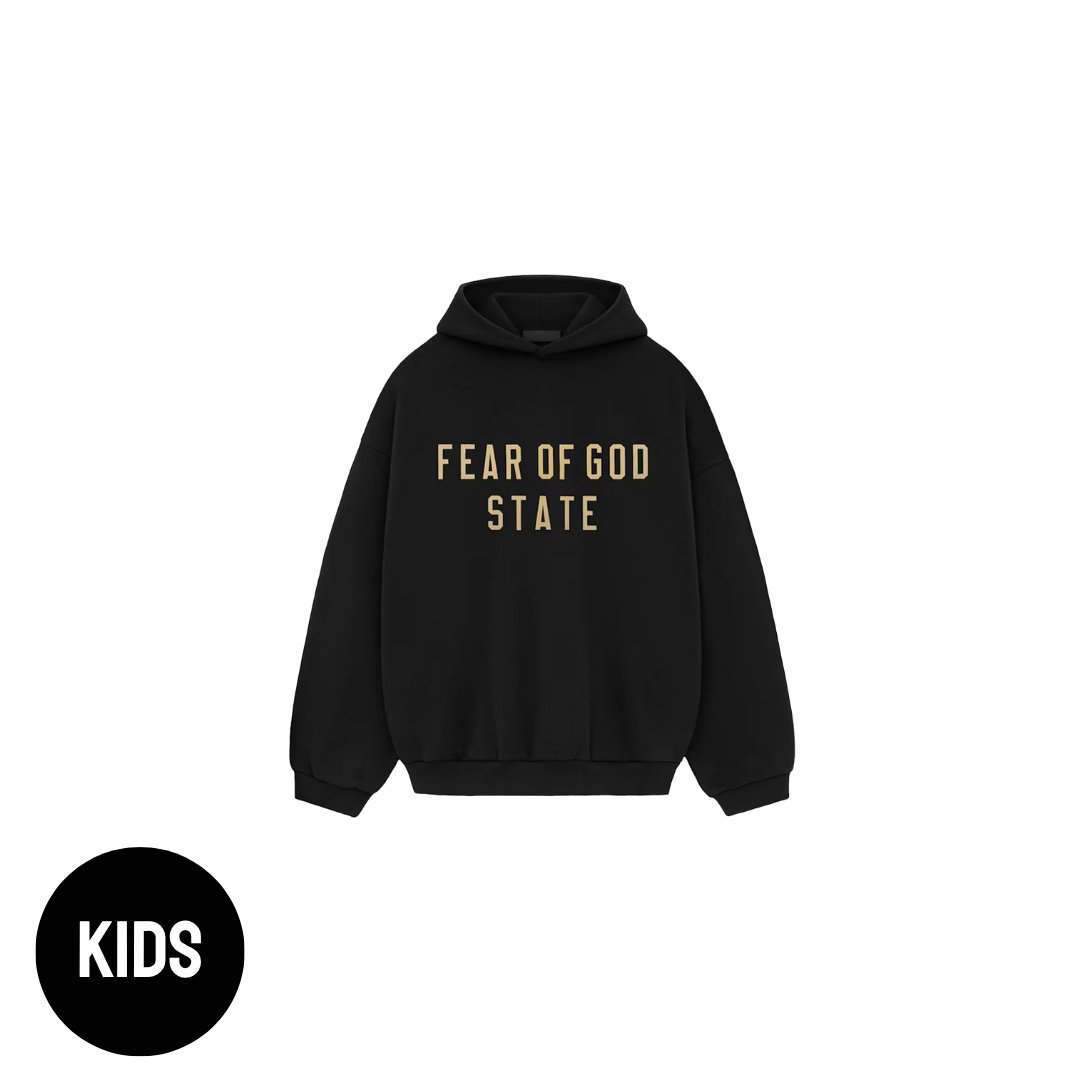 Fear of God Essentials Yellow State Hoodie Kids
