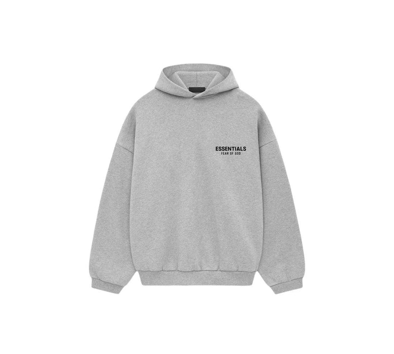 Fear of God Essentials Fleece Light Heather Gray Hoodie
