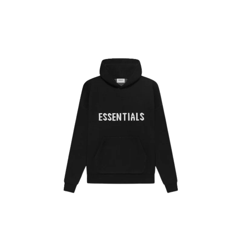 Essentials Fear of God Knit Pullover Hoodie Black Zwart Trui