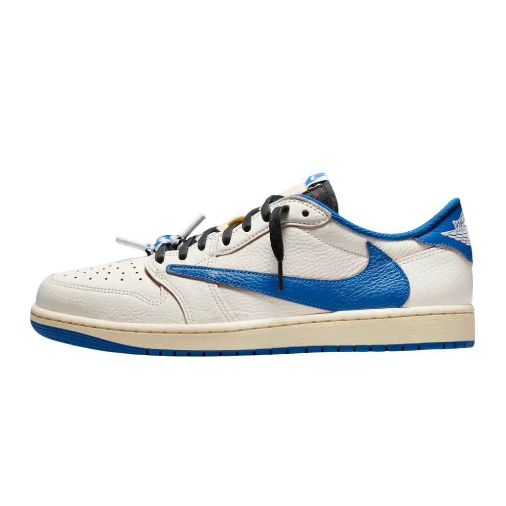 Jordan 1 Retro Low OG SP Fragment x Travis Scott Sail Military Blue