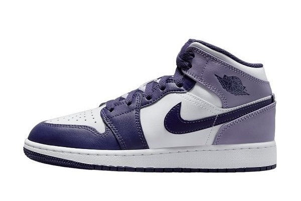 Jordan 1 Mid White Sky J Purple GS-DQ8423-515-JHypes