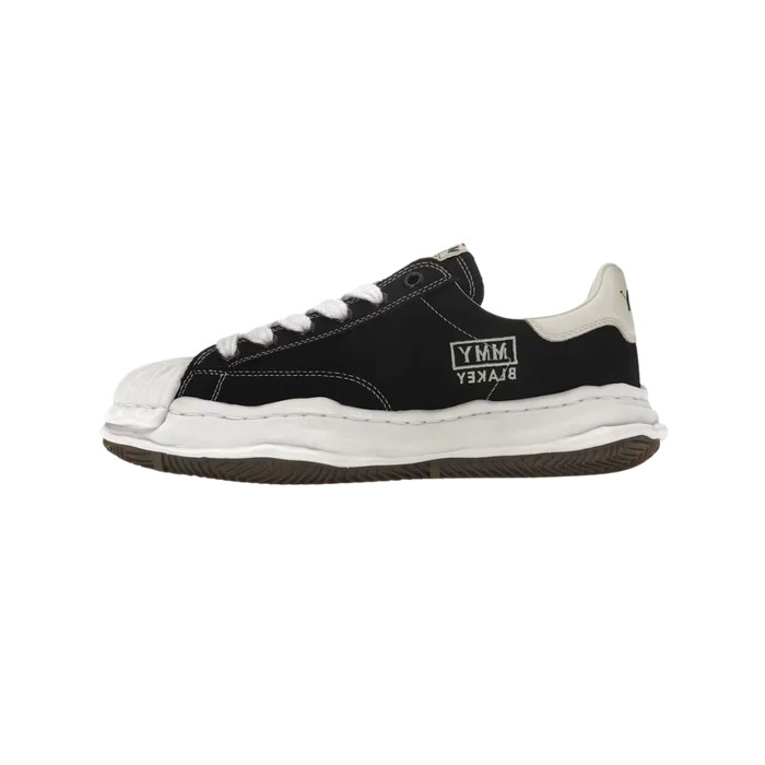 Maison Mihara Yasuhiro Blakey OG Sole Canvas Low Black-A08FW735 BL -JHypes