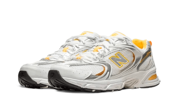 New Balance 530 White Vibrant Apricot Silver Metallic - MR530PUT-sneaker-JHypes
