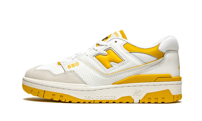 New Balance 550 Sea Salt Varsity Gold- BB550LA1-JHypes
