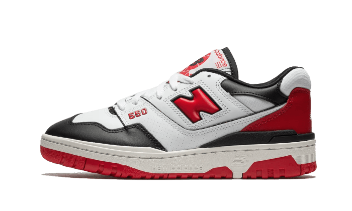 New Balance 550 White Red Black - BB550HR1-JHypes
