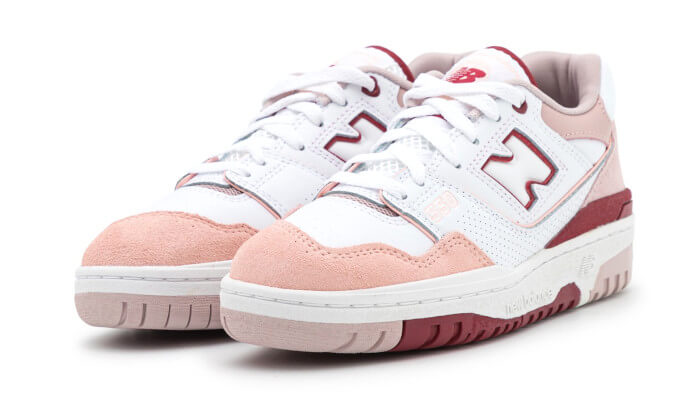 New Balance 550 White Scarlet Pink - BBW550ZV - CT0979-603-sneaker-JHypes

