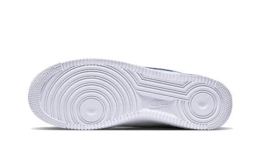 Nike Air Force 1 Low '07 FM Cut Out Swoosh White Game Royal - DR0143-100---sneakers JHypes