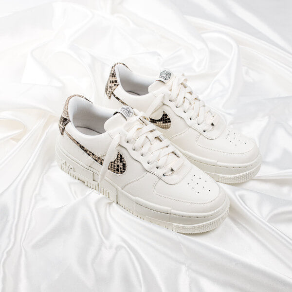 Nike Air Force 1 Low Pixel Snakeskin - CV8481-101-100-sneakers JHypes