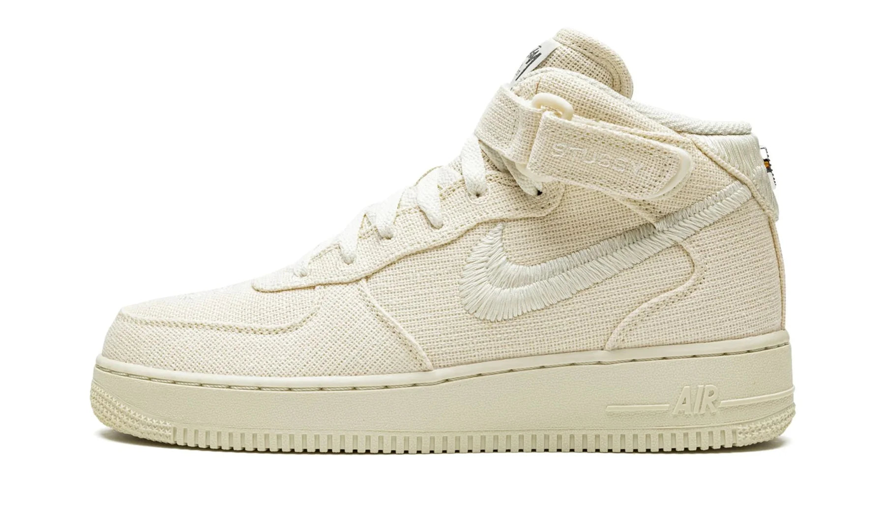 Nike Air Force 1 Mid Stussy Fossil-DJ7841-200-JHypes