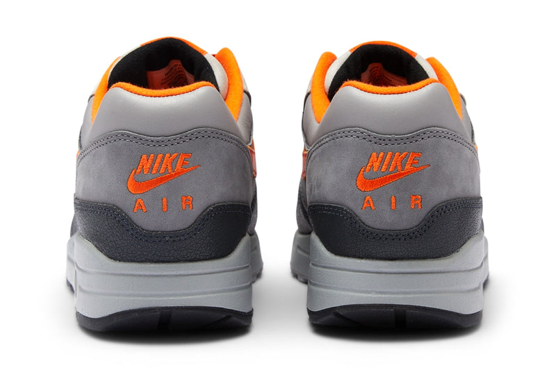Nike Air Max 1 HUF Anthracite Brilliant Orange-HF3713-001-schoenen JHype