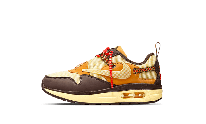 Nike Air Max 1 Travis Scott Cactus Jack Baroque Brown Enfant (PS) - DN4169-200-JHypes
