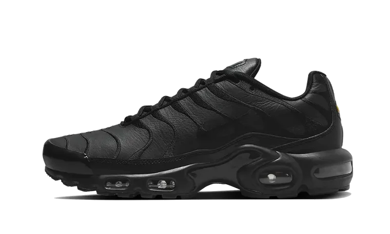 Nike Air Max Plus Triple Black Leather-AJ2029-001-JHypes
