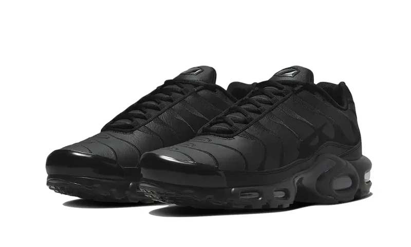 Nike Air Max Plus Triple Black Leather-AJ2029-001-sneaker JHypes
