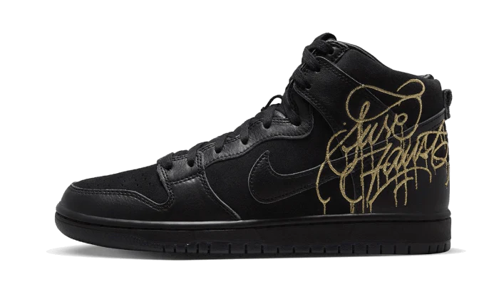 Nike SB Dunk High FAUST Black Gold-DH7755-001-JHypes