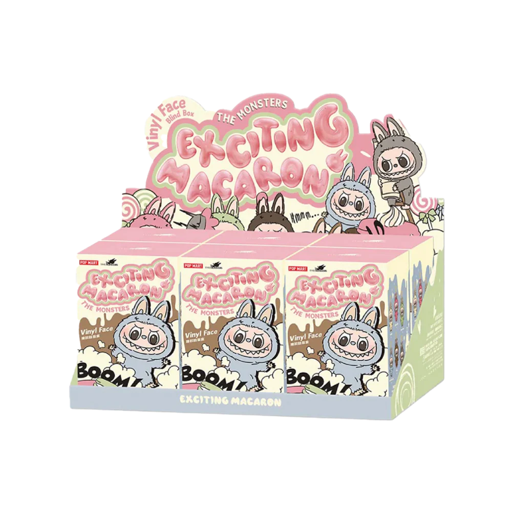 Pop Mart Labubu The Monsters Tasty Macarons Vinyl Face Doos
