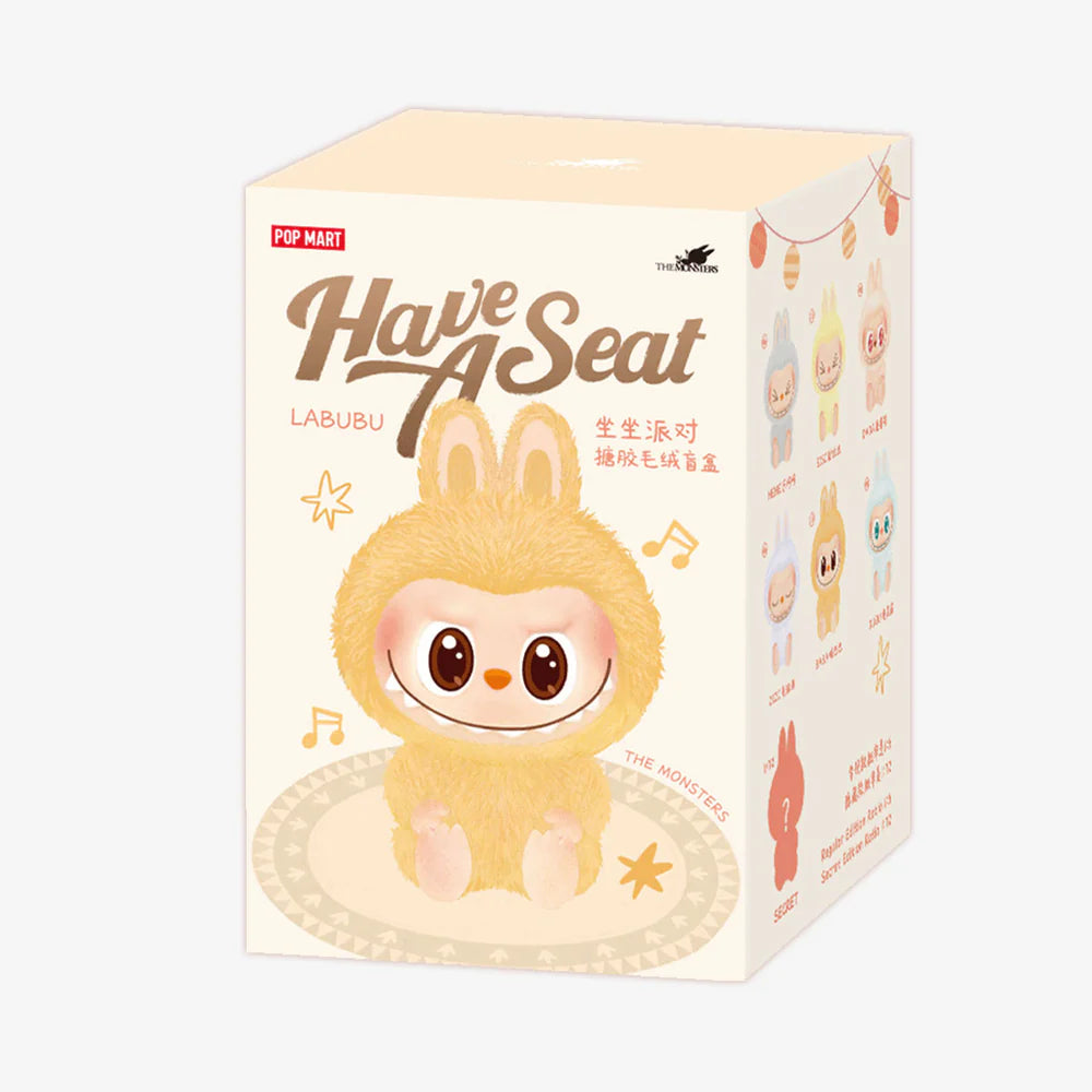 Pop Mart THE MONSTERS Labubu - Have a Seat Vinyl Plush Doosje