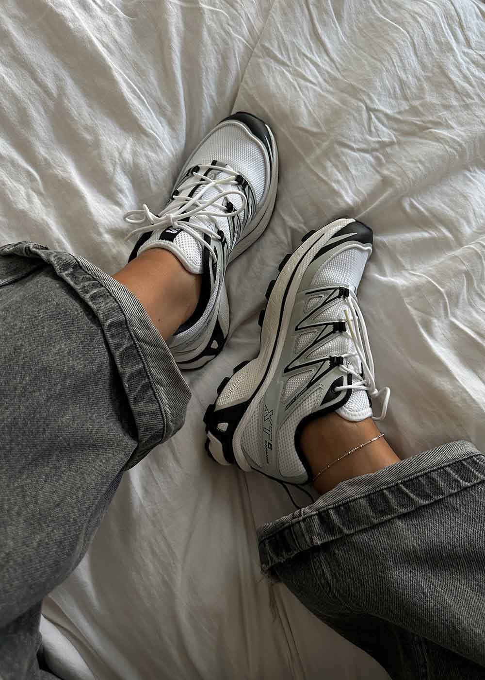 Salomon XT-6 Expanse White Metal Black