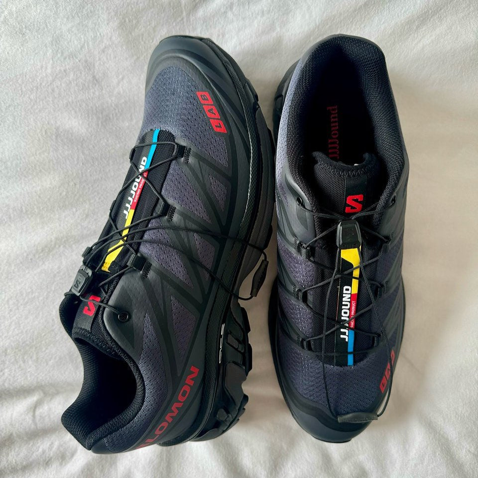 Salomon XT-6 JJJJound Black Fiery Red