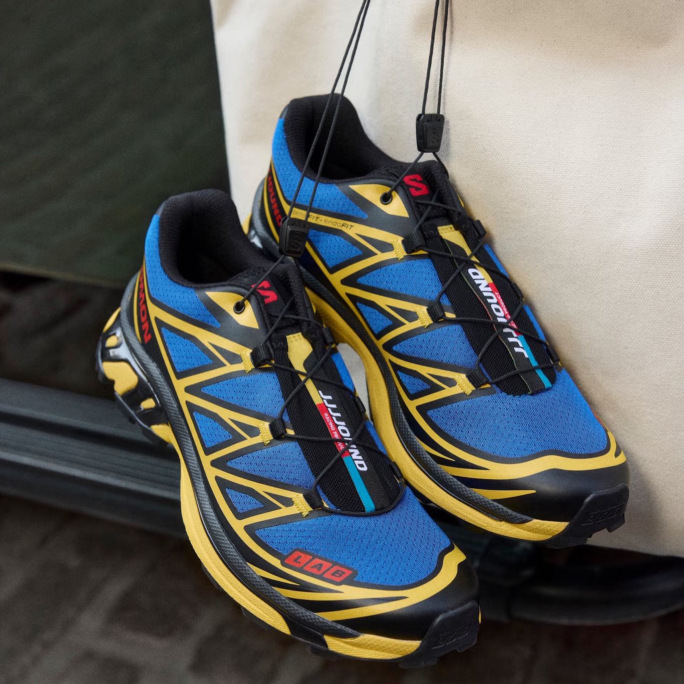 Salomon XT-6 JJJJound Nautical Blue Lemon