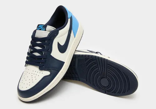 Nike air jordan 1 low blauw wit