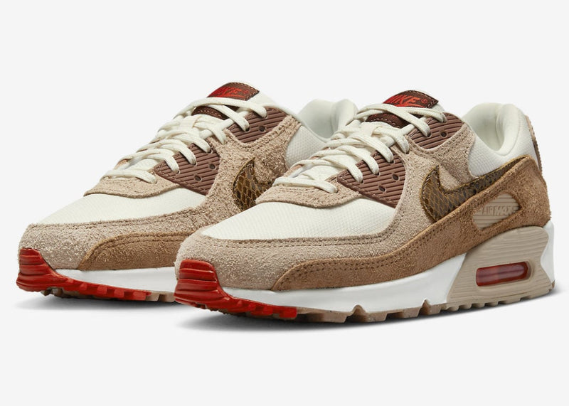 Nike Air Max 90 SE Pale Ivory Snakeskin Swoosh (W)