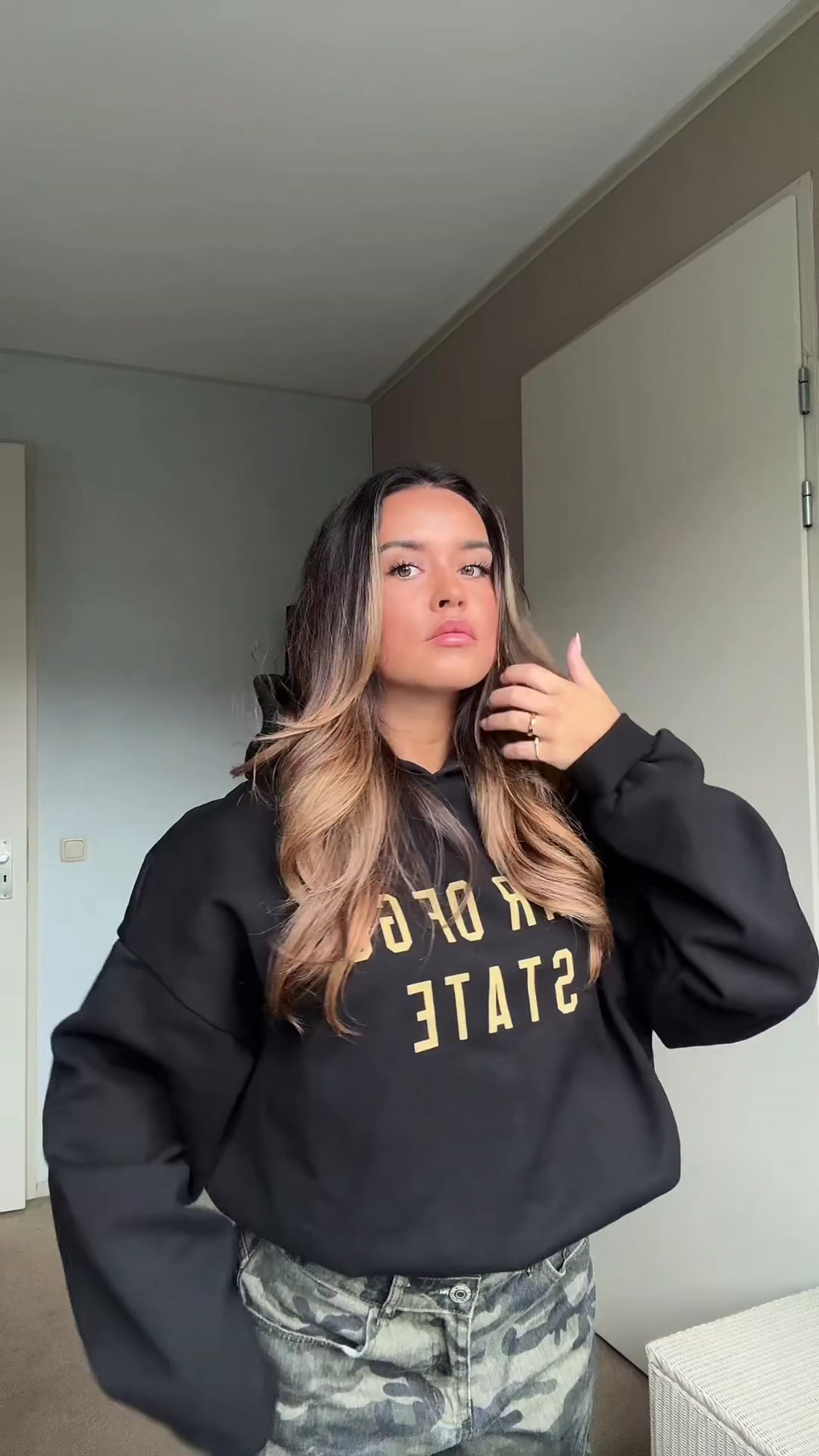 Essentials Fear of God Zwart Geel Hoodie